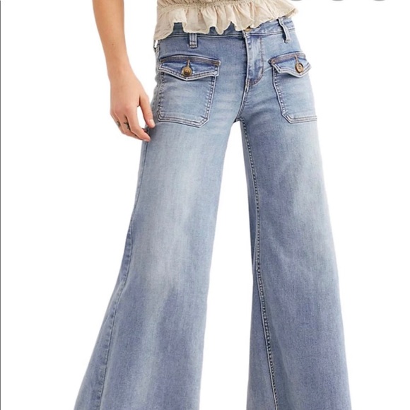 bell bottom jeans size 14